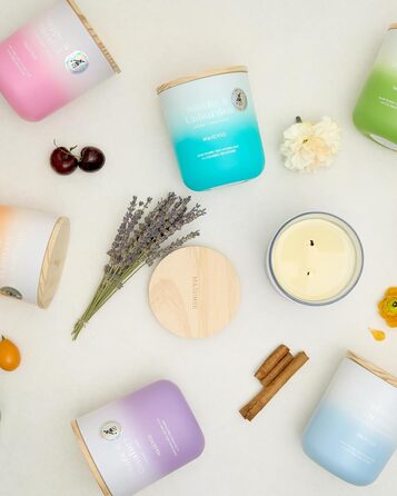 Ароматичні свічки з сосни та кедра в банці 400 г, час горіння 80 годин M&SENSE