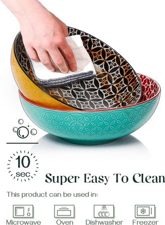 Набір з 2 салатниць 2 л, різнокольоровий Vibrant Joy Dowan