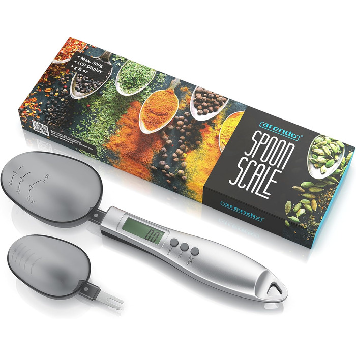 Электронная мерная ложка до 300 г Arendo
