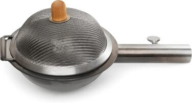 Горшочек для попкорна с крышкой-ситом HB19 Kikkerland