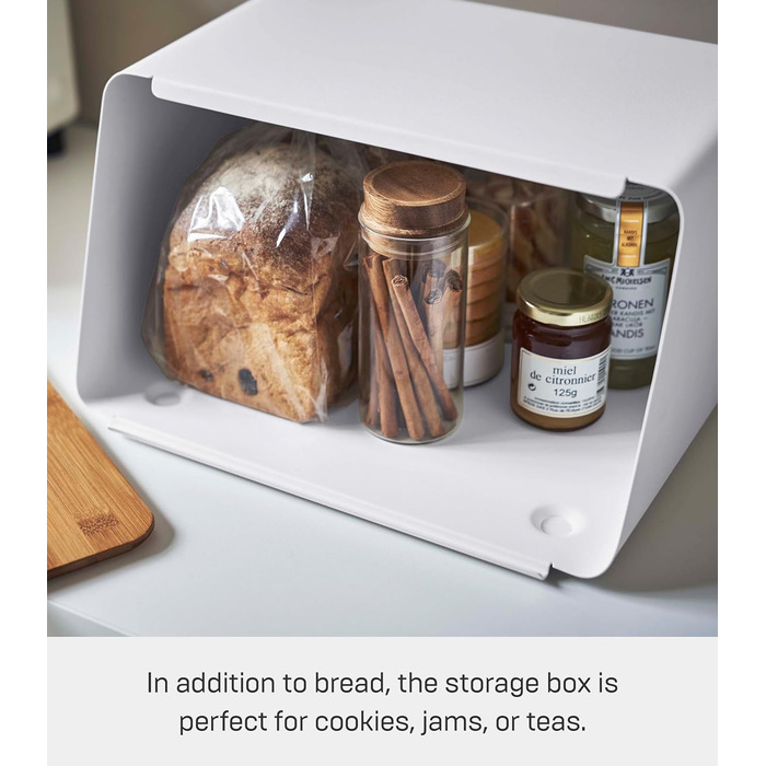 Хлібниця YAMAZAKI Tower, нержавіюча сталь, біла, One size