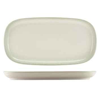 Страва прямокутна 35*18 см, сіра, Sereno Cirrus, GenWare