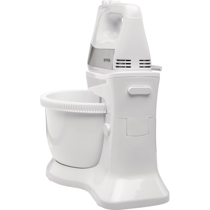 Gorenje Миксер стационарный 500Вт, насадки-4, чаша-пластик, 3л, белый