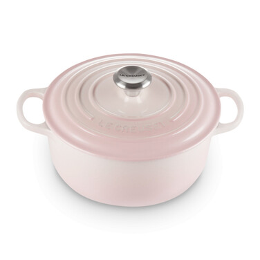 Каструля кругла 2,4 л рожева Shell Pink Le Creuset