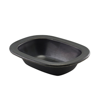 Салатник 16x12x3.5 см, 240 мл, Black Vintage Steel, GenWare