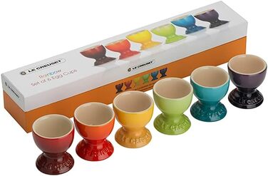 Набір яєчних чашок 5,8 см, 6 предметів, різнокольоровий Le Creuset