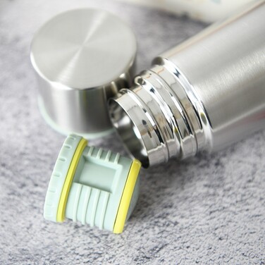 Термос Fissman 1000 мл нержавіюча сталь (19624)