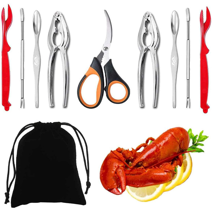 Набір інструментів для морепродуктів 10 предметів Artcome