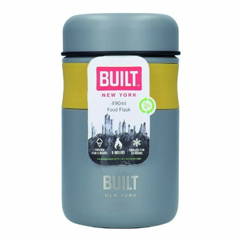 Контейнер для їжі Built Stylist, сірий, 9 х 15,5 см, 490 мл