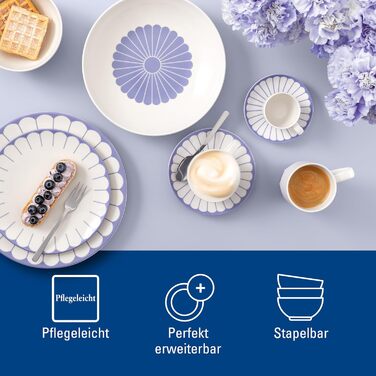 Миска для пасти 620 мл синій Fleur Villeroy & Boch