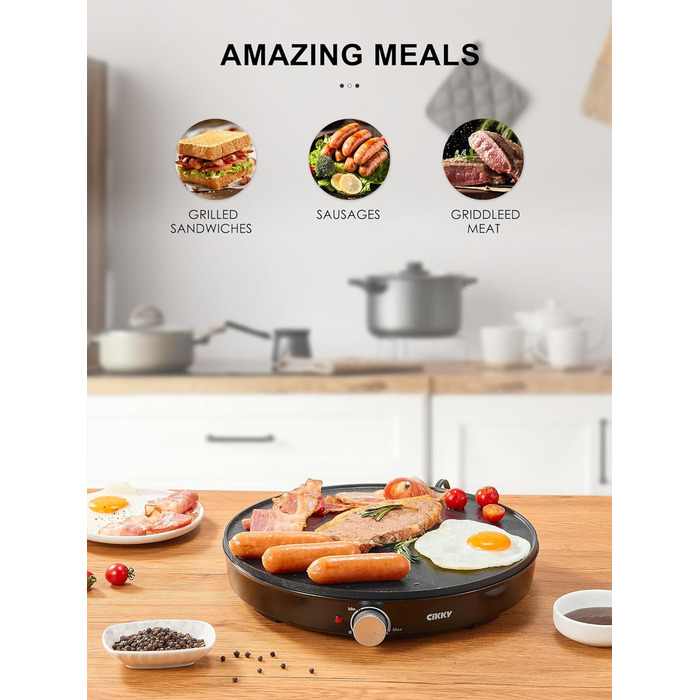 Млинниця електрична 30 см Cikky