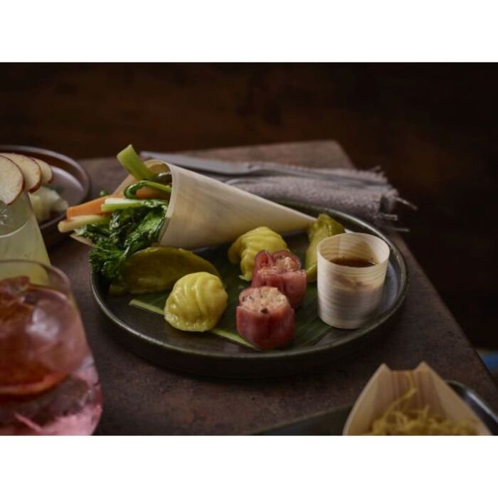 Тарілка презентаційна 21x2, 2 см з низьким вертикальним бортом, Terra Porcelain Black, GenWare