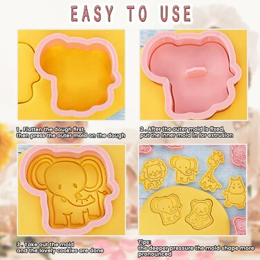 Набір формочок для печива WishesMar Різдвяний пряниковий будиночок, 18 шт. , формочки для печива, 3D мультяшна формочка для печива на зиму, свята - форми для печива з нержавіючої сталі для випічки, самостійного виготовлення, святкового декору (набір формо