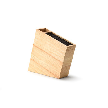 Підставка для ножів з каучукового дерева 31 x 9 x 28 см Continenta