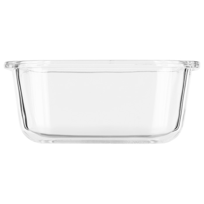ARDESTO Контейнер для зберігання Gemini 500 мл, квадратний, боросилікатне скло