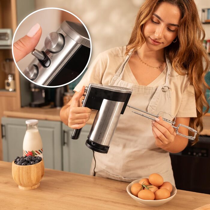 Міксер 500 Вт, нержавіюча сталь PowerTwist 500 Full Cecotec