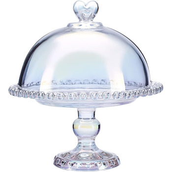 Елегантна скляна підставка для торта 19 см KARACA