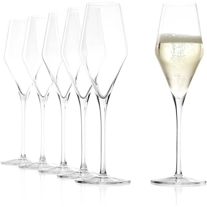 Набір із 6 келихів для шампанського 290 мл, Quatrophil Stölzle Lausitz