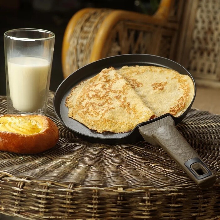 Сковорідка для млинців Fissman MELANI 24 см алюміній з антипригарним покриттям (4249)