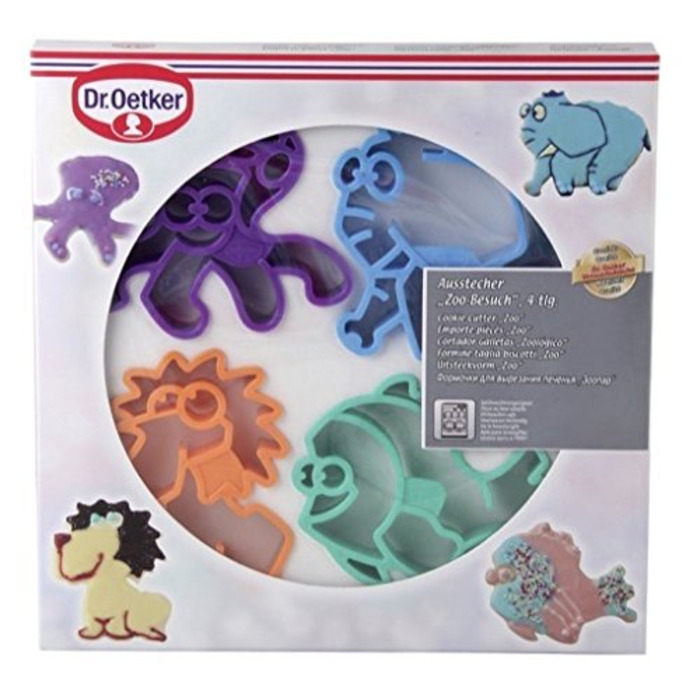 Набір формочок для печива У світі тварин 4 шт Dr. Oetker