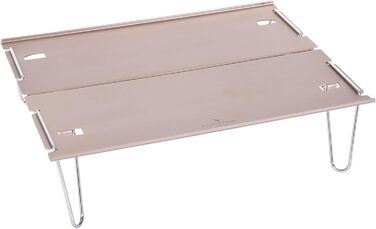 Складной стол для кемпинга Семный на открытом воздухе из алюминиевого сплава Мини-стол Портативный обеденный стол BVT01 (коричневый)