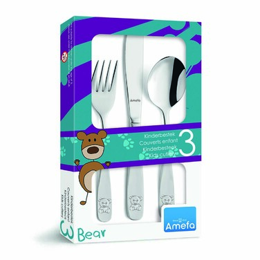 Набір дитячих столових приборів Amefa TEDDY, 3 шт.