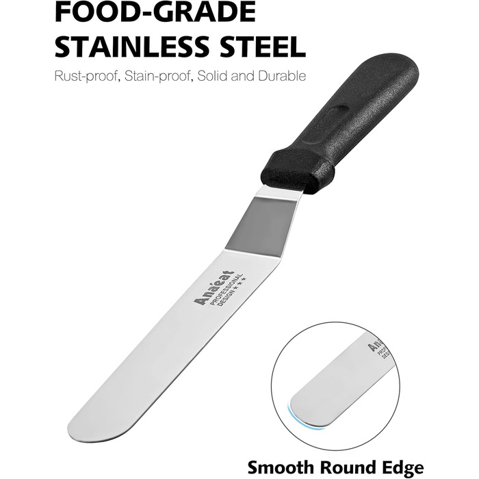 Набор лопаток для глазури 2 шт 15 и 20 см Anaeat