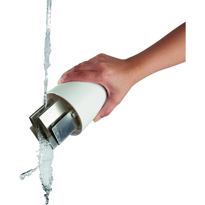 Класичний овочерізка Zyliss E910012 Zig Zig, пластик/нержавіюча сталь, білий/червоний, цибулярізка, овочерізка, універсальний подрібнювач, можна мити в посудомийній машині, гарантія 5 років Classic Hacker