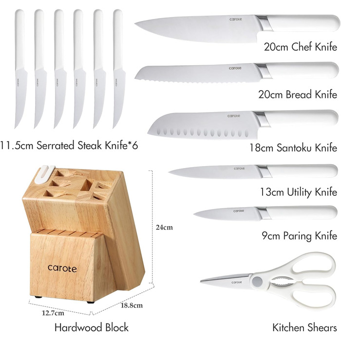 Набор ножів 14 шт. Carote