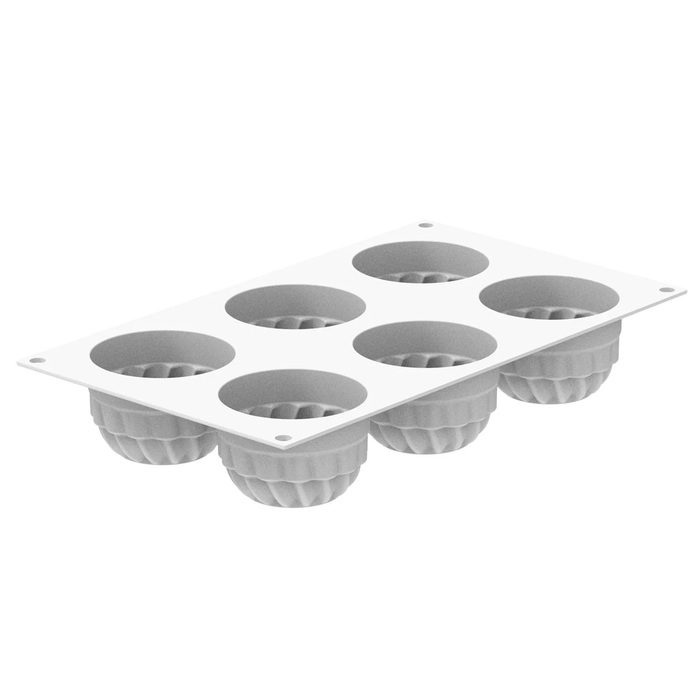 PLEINCOEUR ROUND 142 Форма силіконова Ø70 h48 мм ( 6x142 мл)