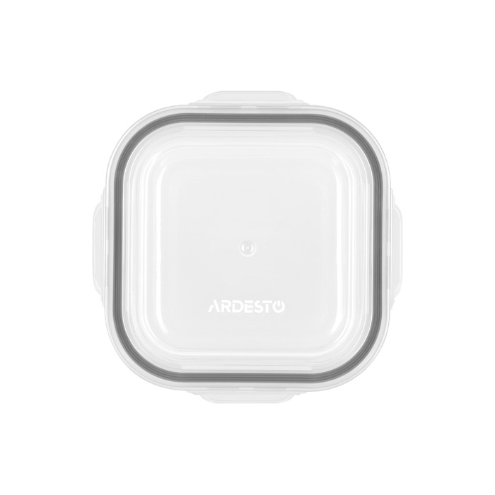 ARDESTO Контейнер для зберігання Gemini 500 мл, квадратний, боросилікатне скло
