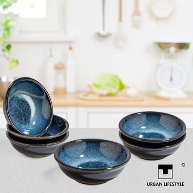 Набір з 6 соусників з кераміки темно-синій Urban Lifestyle