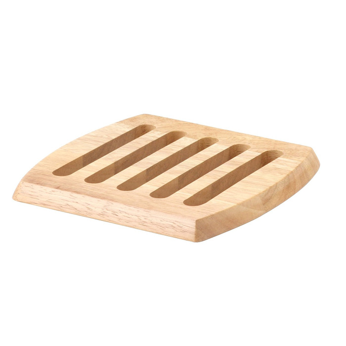 Подставка для тарелок на 5 предметов, каучуковое дерево 20 х 20 см Continenta