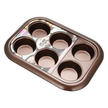 Форма для випікання 6 кексів Fissman 29,4x21x3,5 см (5648)