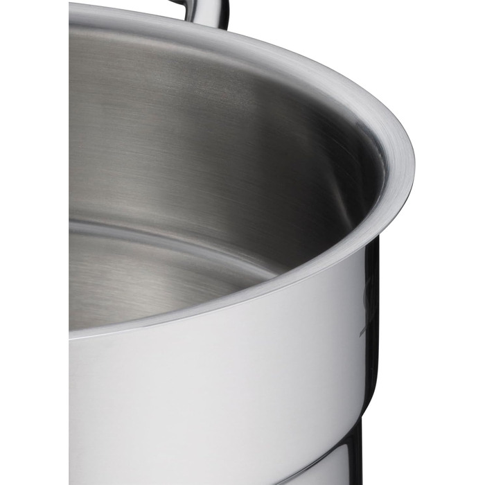 Набір посуду Silit Extra Cook 4 предмети каструлі 12/14 см зі скляною кришкою, внутрішня шкала, широкий обід для зручного зливання, нержавіюча сталь Crominox, для невеликих порцій, компактне зберігання, посуд не проливається. Набір посуду 4 предмети.