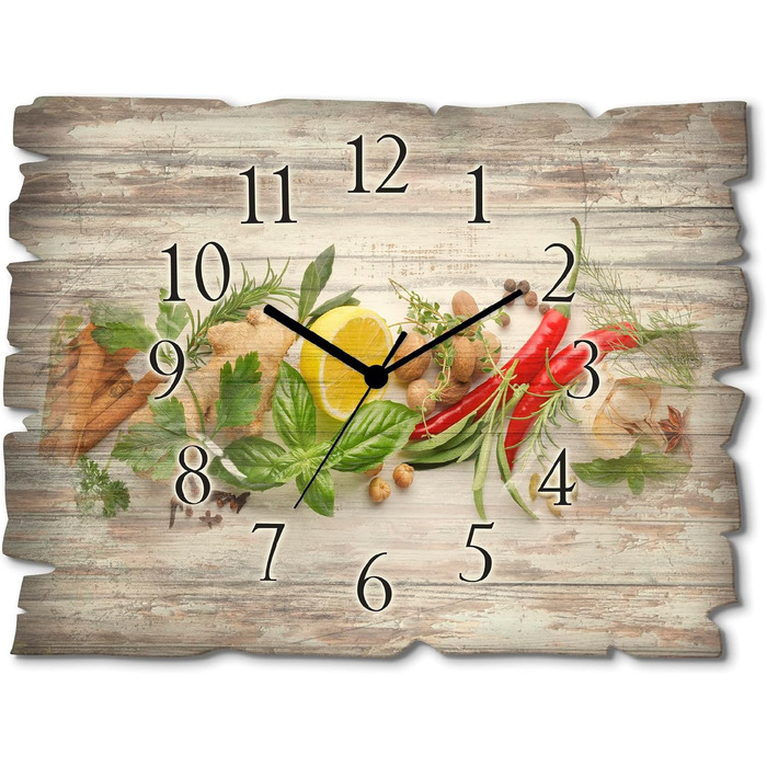 Настінний годинник без цокання 40 x 30 см ARTLAND