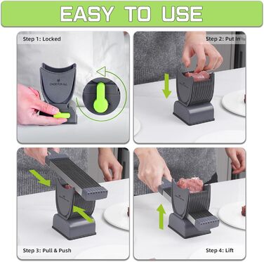 Кухонний ніж набір для різання м'яса ONCE FOR ALL