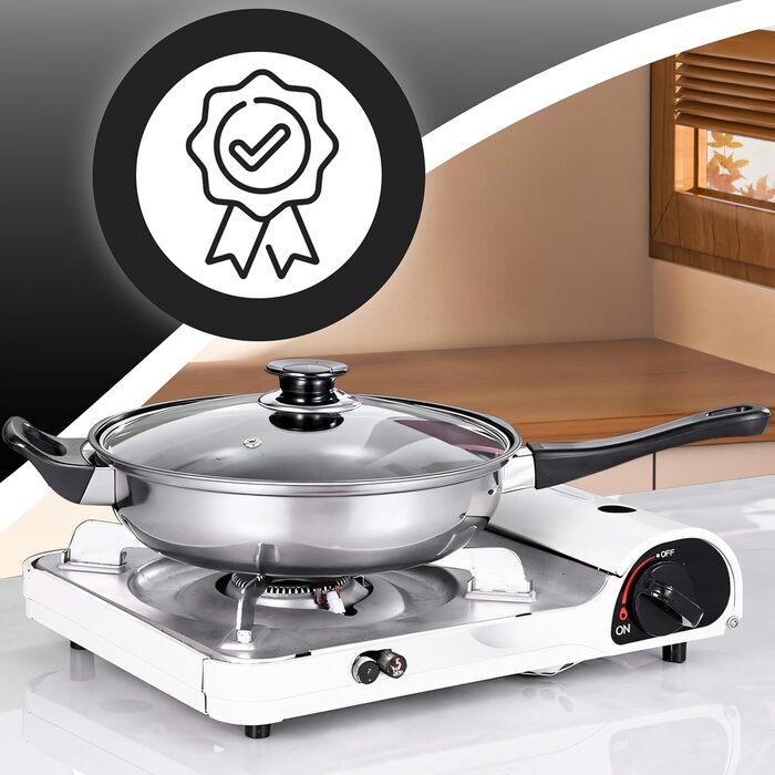 Набір кухонного посуду з нержавіючої сталі, 12 предметів Retoo