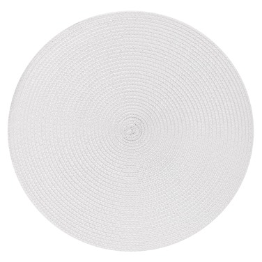 Килимок сервірувальний Ardesto 38см, поліпропілен, кругла, сірий