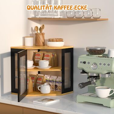 Хлібниця кутова бамбукова з 2 рівнями 32 x 32 x 35 см EXABANG