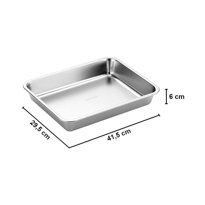 Піддон для гриля великий 41,5 x 6 x 29,5 см Santos