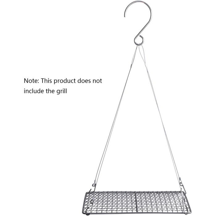 Безграничный Voyage Сверхлегкий Прочный Сверхмощный Титановый Древесный Уголь Барбекю Решетка Для Гриля На Открытом Воздухе Походы Кемпинг (Ti15149B)