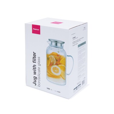 Кувшин для холодных и горячих напитков с фильтром 1800 мл Fissman