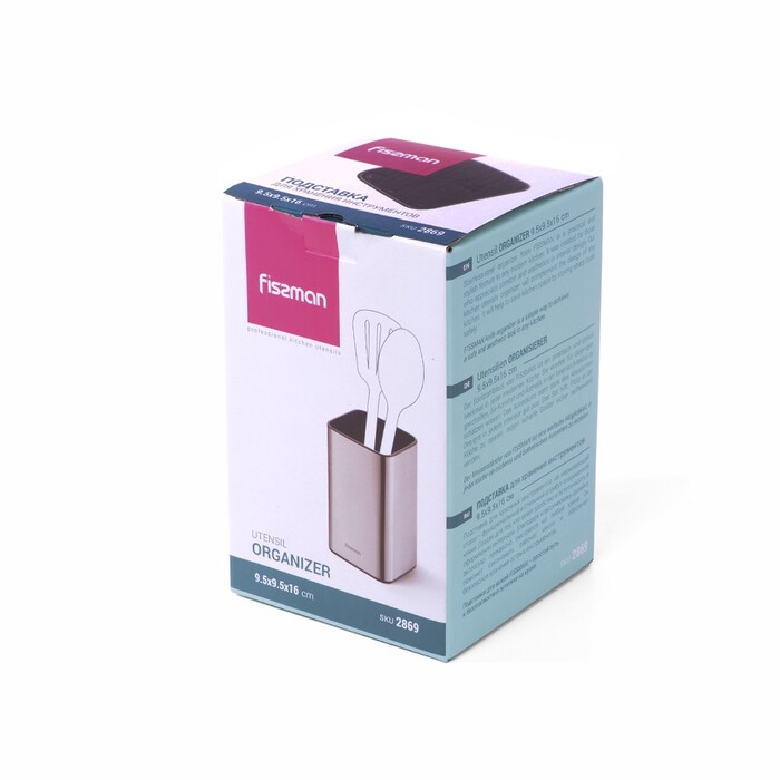Подставка для кухонных инструментов Fissman 9x9х15 см (2869)