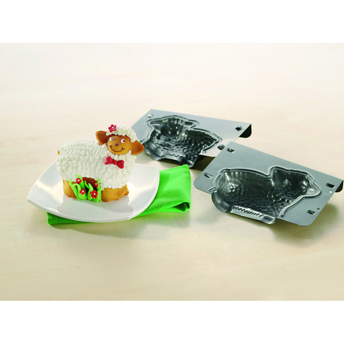 Форма для випічки у вигляді ягняти Lotti двостороння, 12 x 11 x 5,5 см, RBV Birkmann