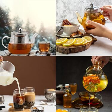 Чайник заварочный 450 мл со съемным ситечком Honneeo