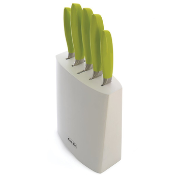 Набір CookCo ножів у білій колоді, 6 шт.