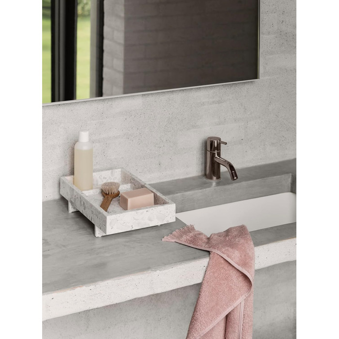 Піднос мармуровий, 30 x 18 x 7,5 см білий Abento Blomus