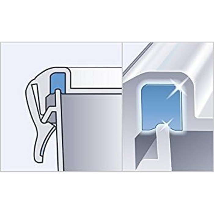 Набір контейнерів для зберігання харчових продуктів EMSA Clip & Close, прямокутні, 5 x 0,8 л, коробки для зберігання, 100 герметичні, придатні для миття в посудомийній машині, морозильної камери та мікрохвильової печі, прозорі, сині, зроблені в Німеччині,