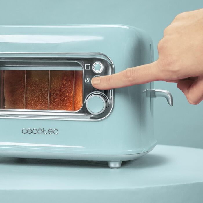 Тостер синій 700 Вт Cecotec